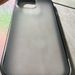 NEW Qhoqho Clear & black i Phone 13 Pro Max Case Light Weight Women Men Unisex